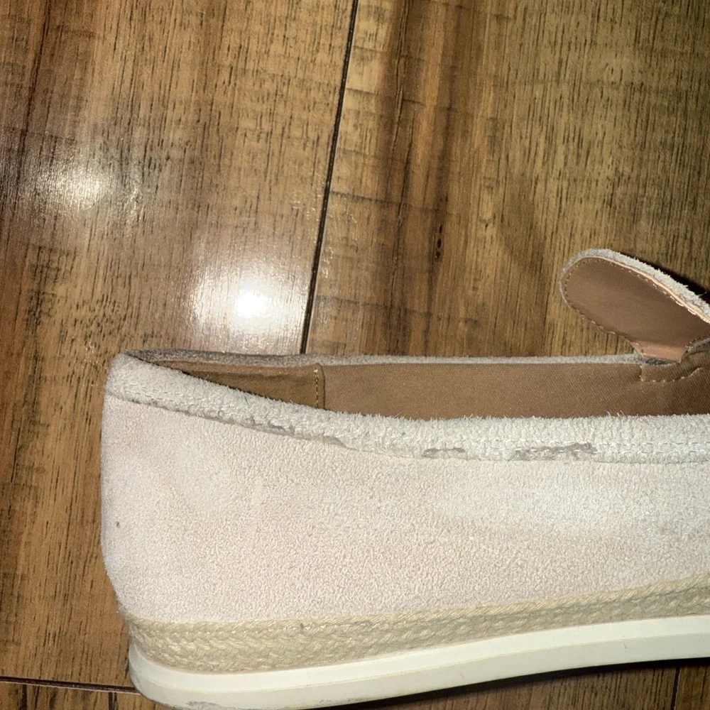 Cream loafers